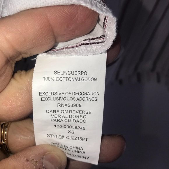 COPPER KEY XS OFF SHOULDER CROP SHIRT - Picture 5 of 5